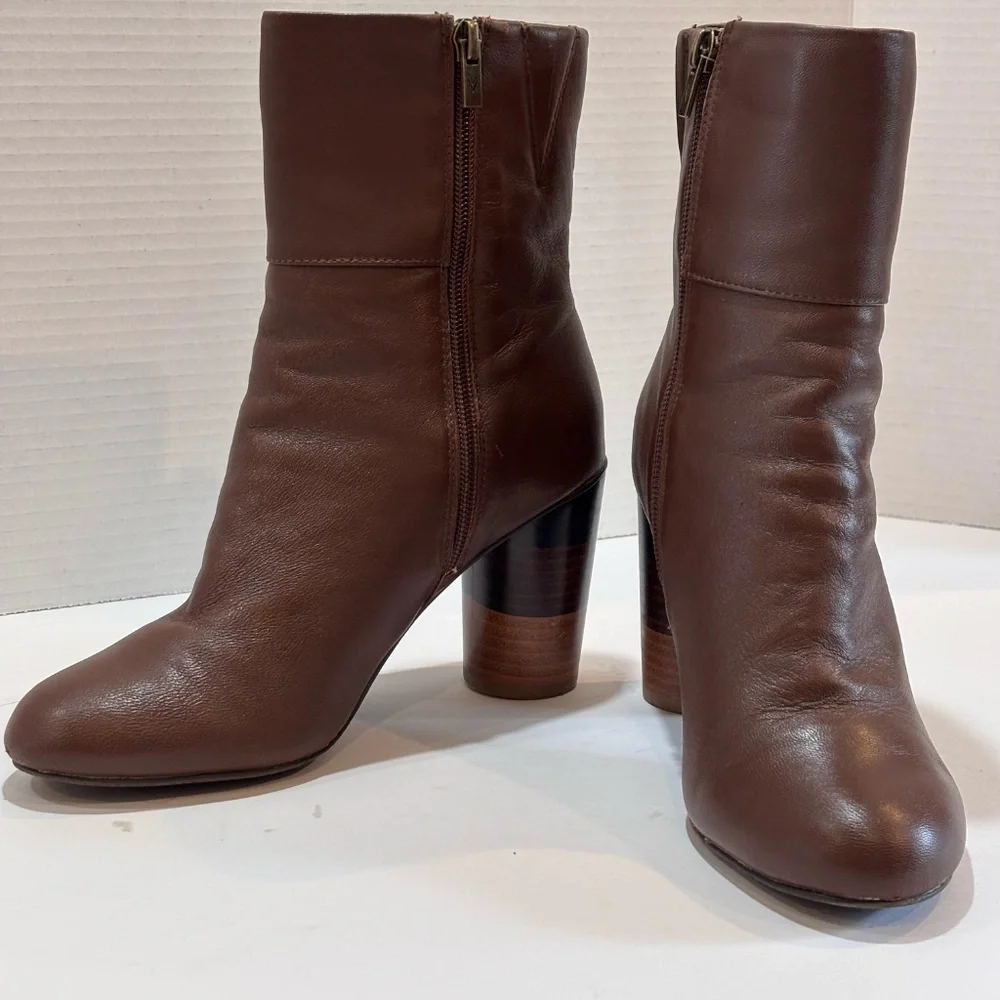 Very Volatile Women's Millian Boots Brown SZ 7 Side Zip Closure